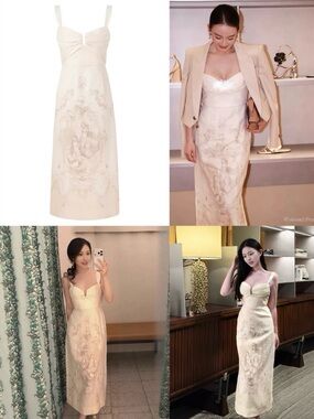 Zimmermann | Dresses | Zimmermann Laurel Asymmetric Linen Midi Dress |  Poshmark